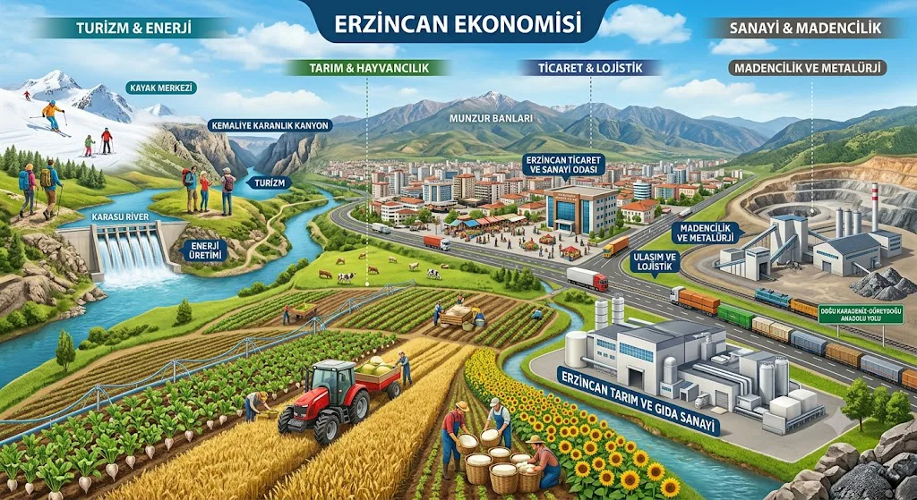 Erzincan Ekonomisi ve Geçim Kaynakları