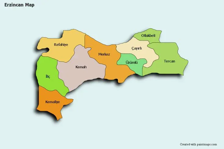 Erzincan Hakkında Genel Bilgiler: Plaka, İlçeler, Nüfus ve Künye