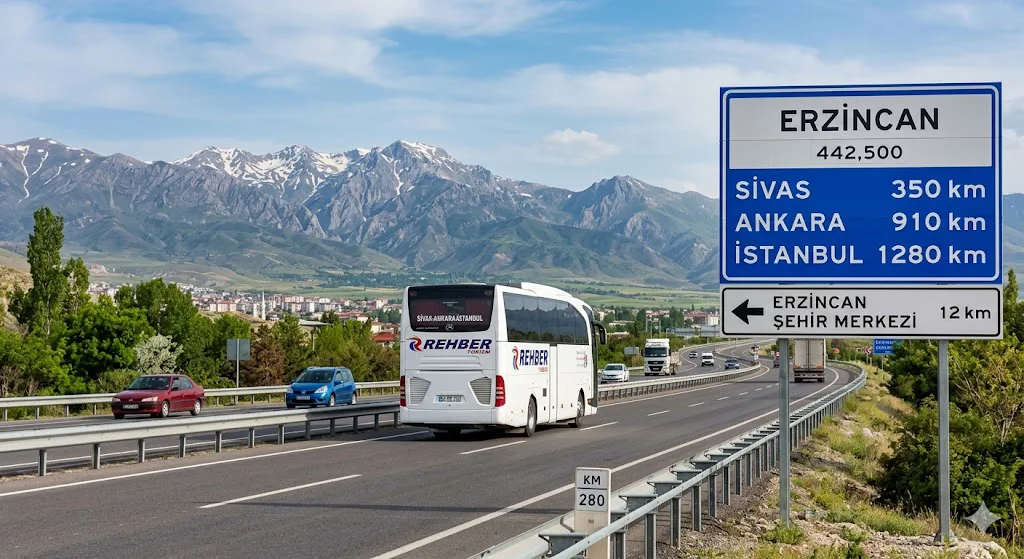 Erzincan'a Uzaklıklar: Hangi Şehirden Kaç Km, Kaç Saat?