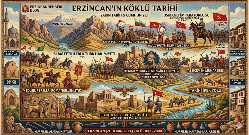 Erzincan Coğrafyası ve Tarihi: M.Ö. 3000'den Günümüze Kadim Medeniyetler